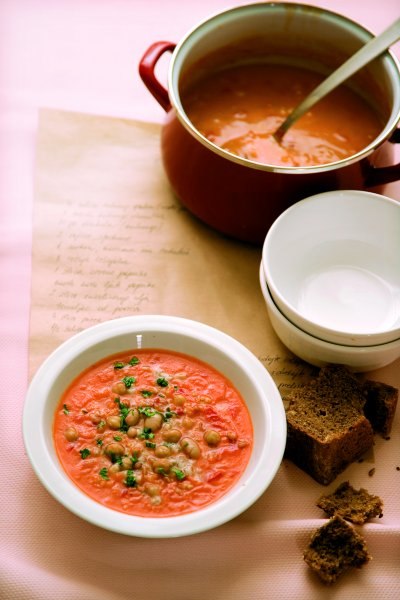 juha od rajčice sa slanutkom