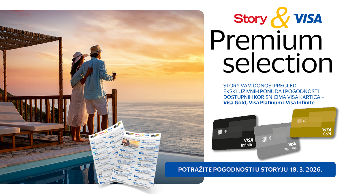 U prodaji Story i dar  Visa pogodnosti za putovanja gastronomiju kulturu i šoping