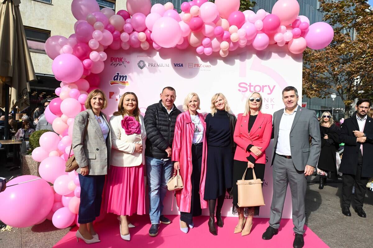 Story Pink Fest: Hrabre dame u haljinama domaćih dizajnera prošetale pink modnom pistom u pratnji poznatih osoba