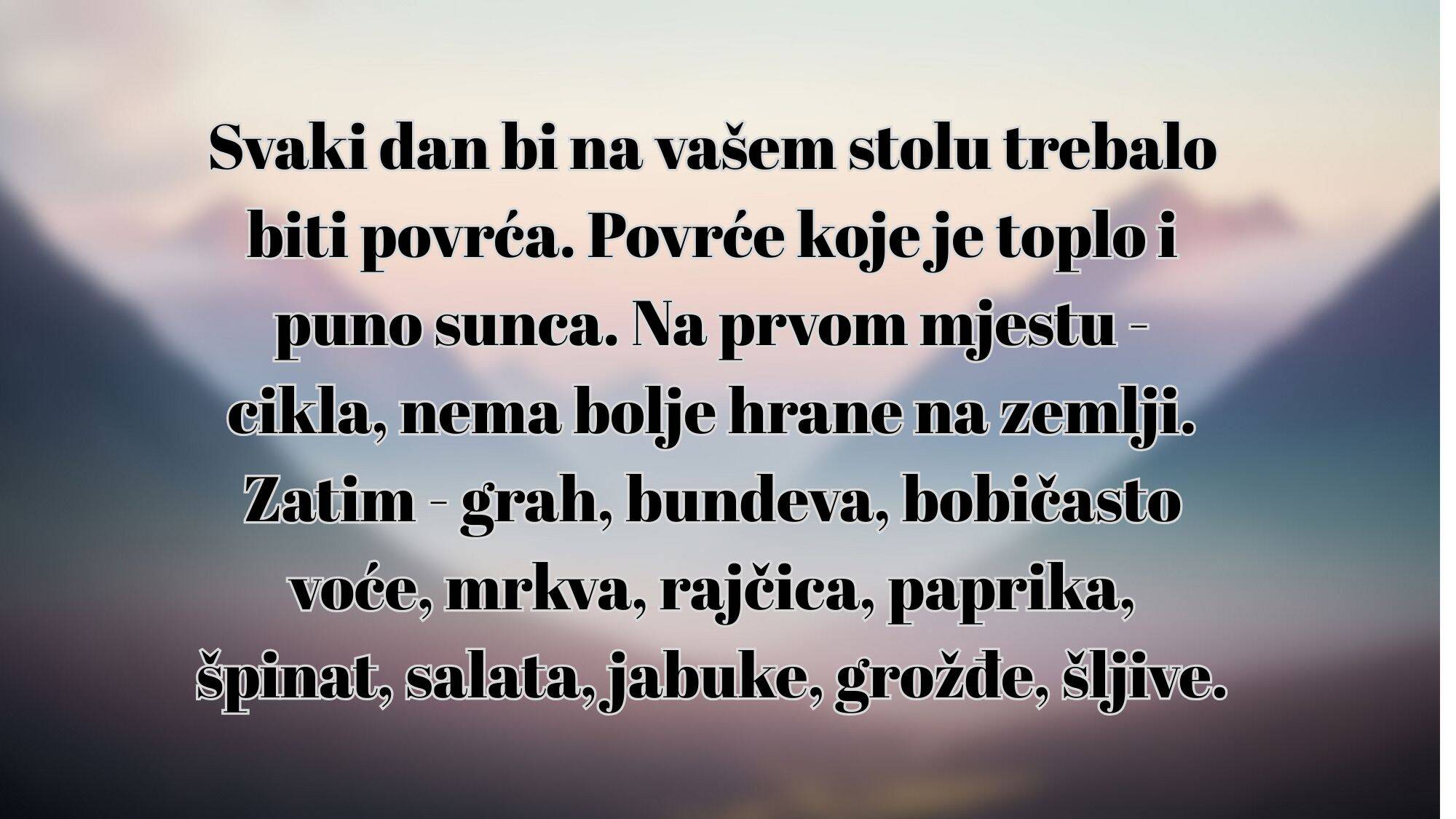 Savjeti za sreću i dugovječnost