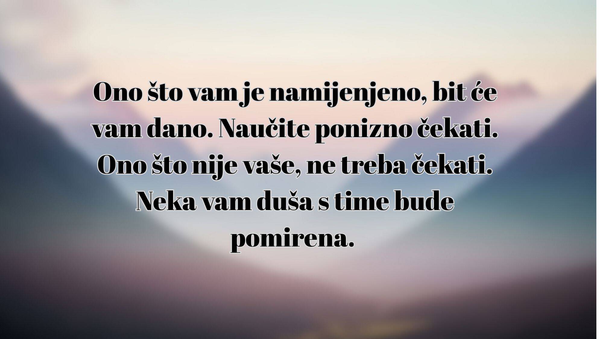 Savjeti za sreću i dugovječnost
