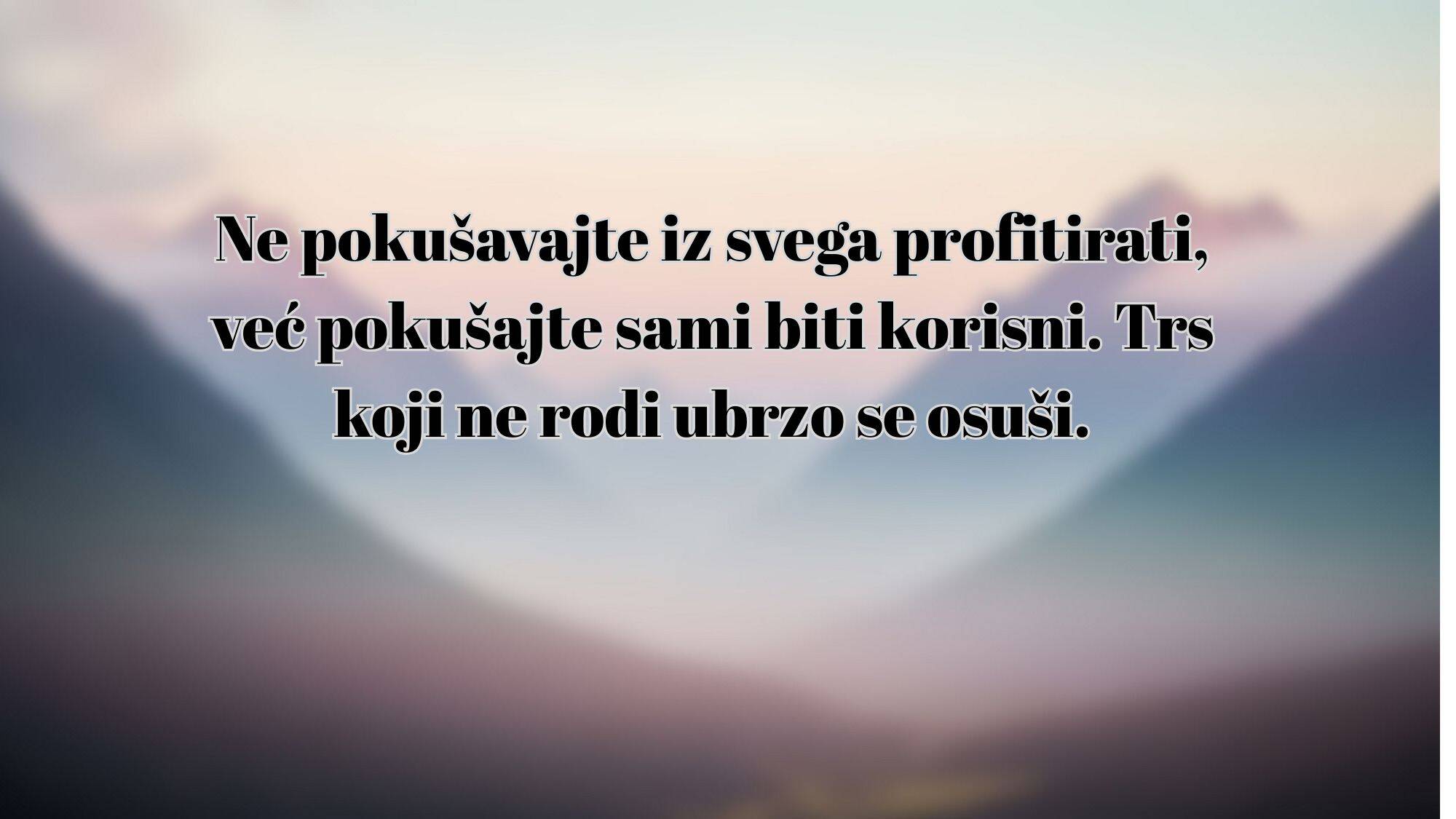 Savjeti za sreću i dugovječnost