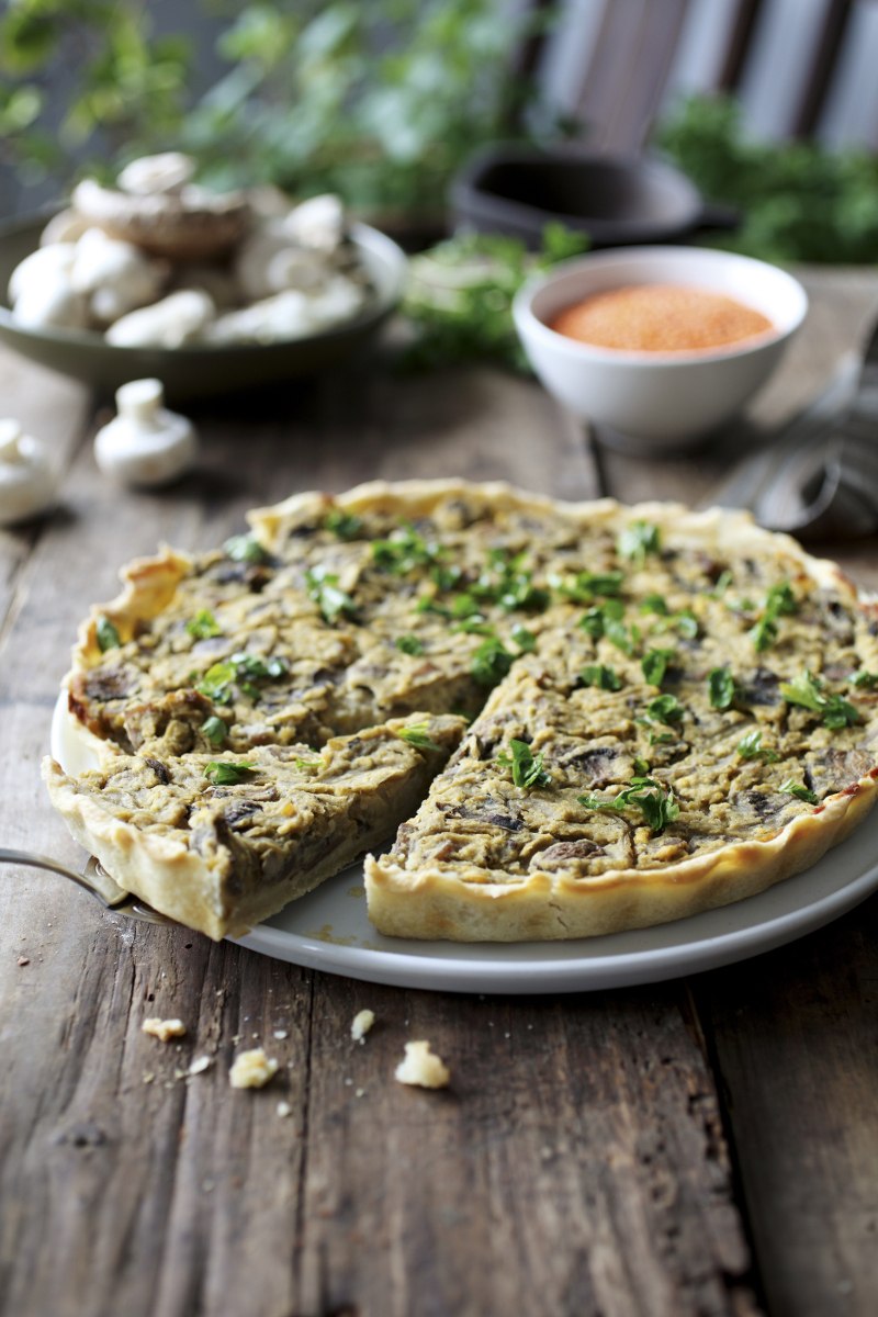 Veganski quiche