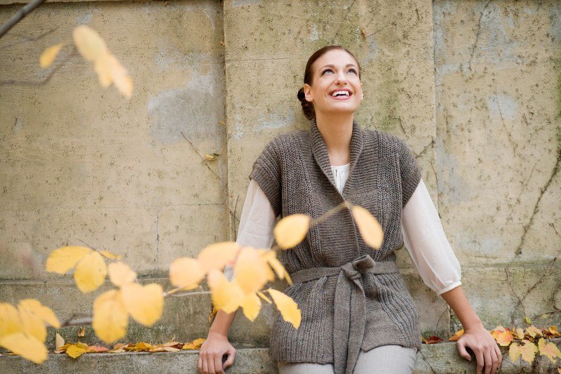 žena jesen