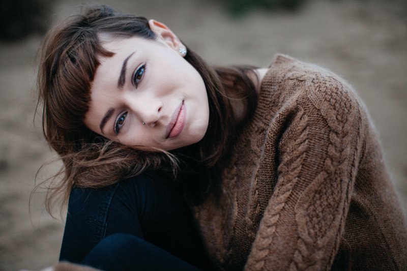 žena zima