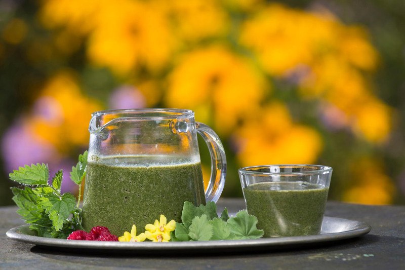 Zeleni smoothie s maslačkom