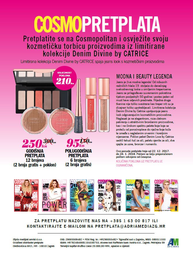 cosmo siječanj pretplata