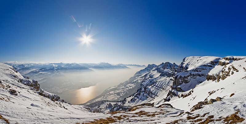 planine pogled snijeg