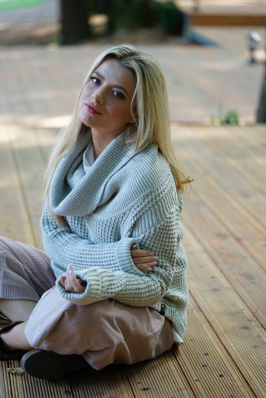 žena zima
