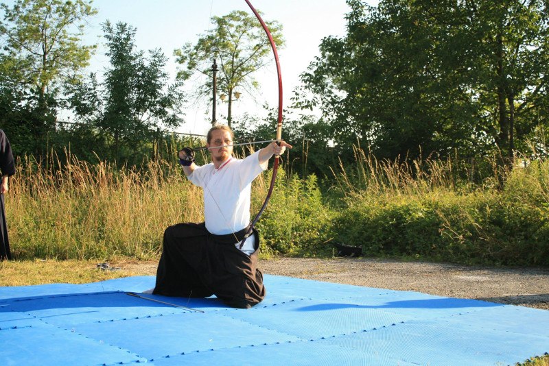 Kyudo streličarstvo na Sensa danu