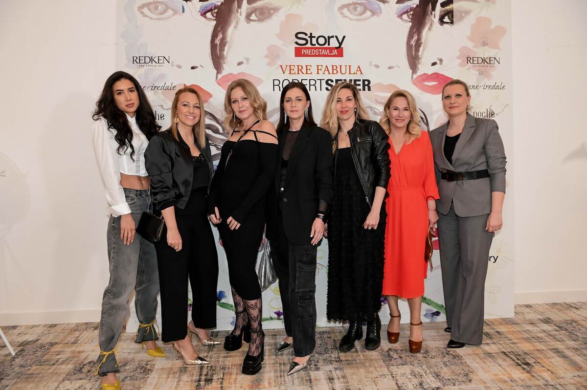 Hilton tim: Josipa Milaković, Marina Kolinski, Nives Volarević, Ivana Cvijetić, Tea Jelavić,
Josipa Jutt Ferlan, CEO Hilton Hotela Zagreb i Ana Bogović, Hilton Hotel Manager