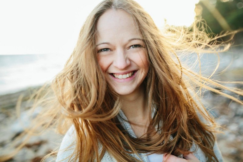 žena sreća