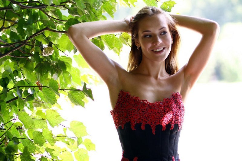 žena ljeto