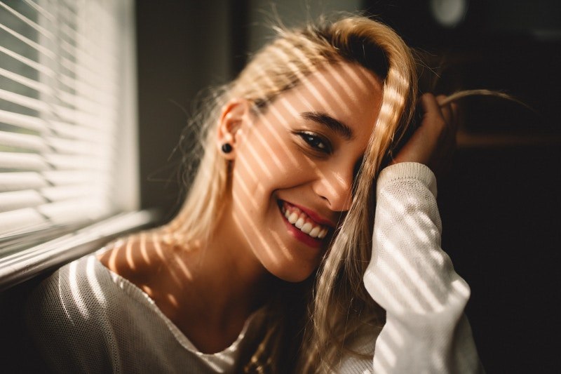 žena jutro