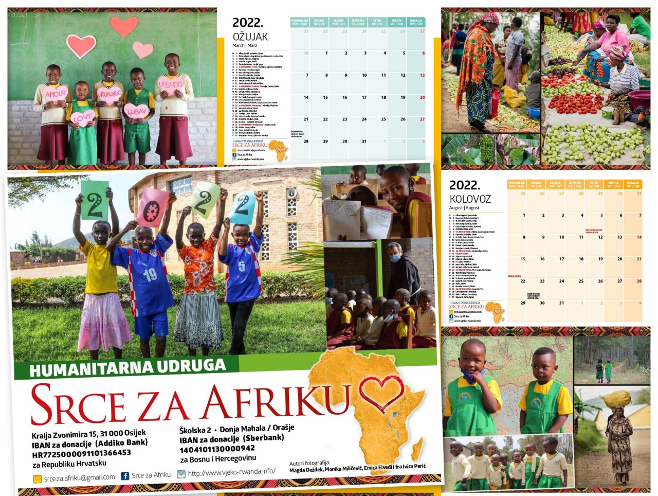 kalendar Srce za Afriku