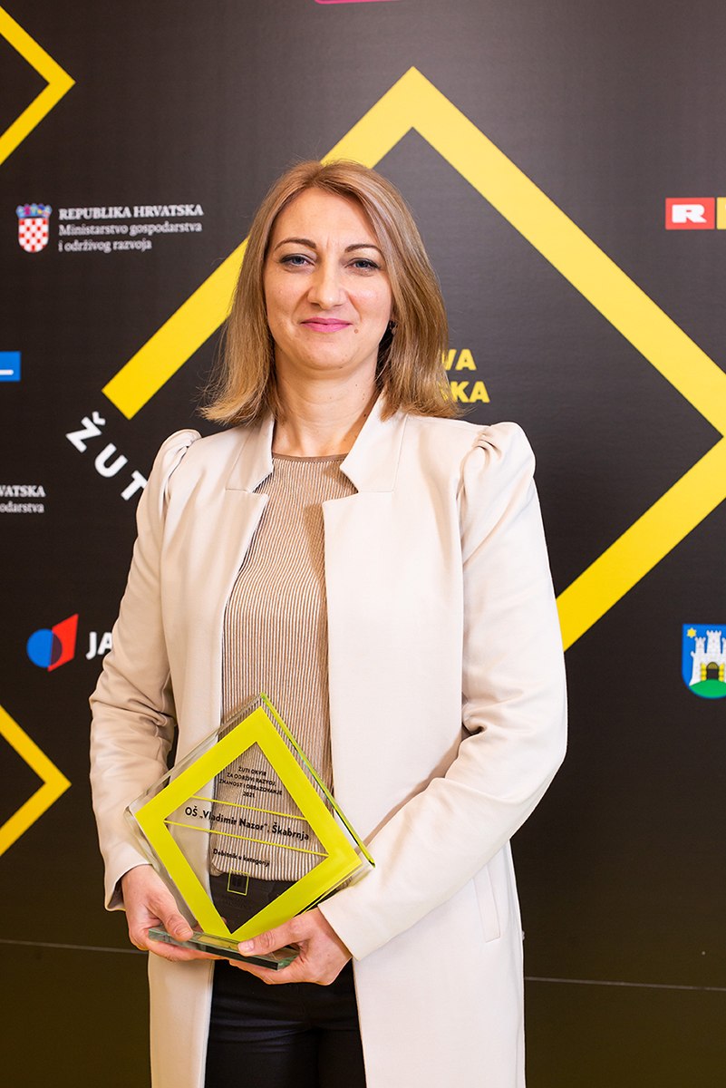 Nastavnica Ivana Ražov, OŠ Vladimir Nazor iz Škabrnje