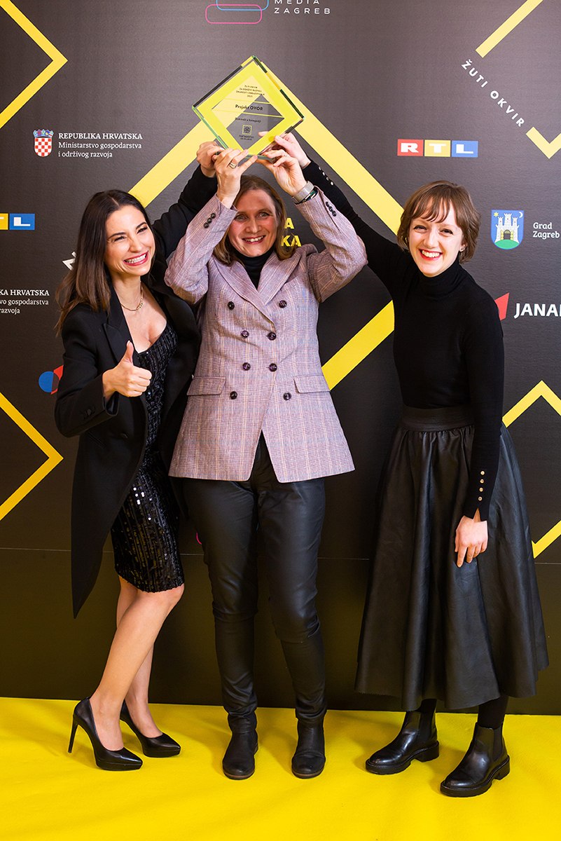 Manuela Maurović, Snježana Krpes i Karolina Grgić iz Saveza društava Naša djeca Hrvatske, Projekt OVOR
