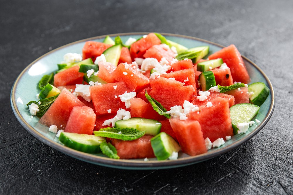 Recept za salatu od lubenica s mentom i feta sirom