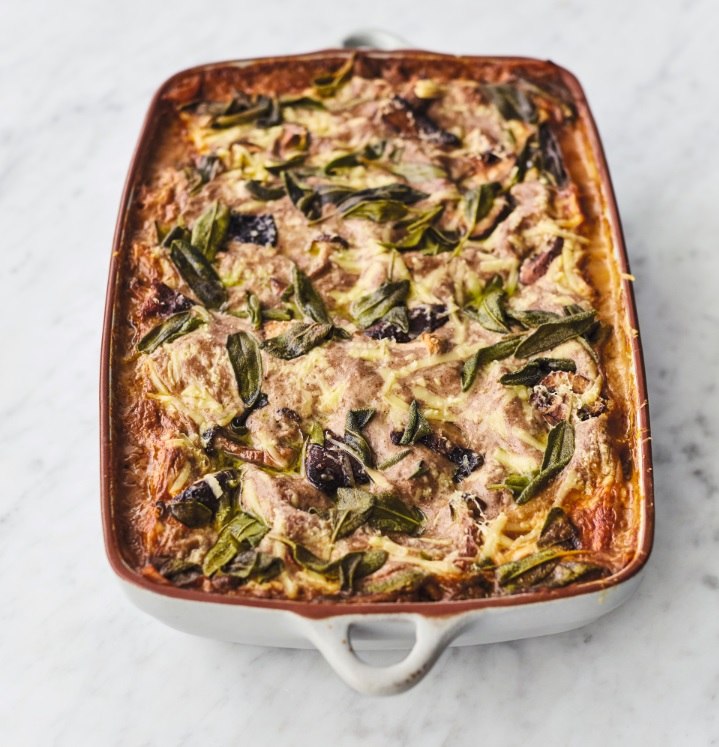 Recept za vegetarijanske lazanje Jamieja Olivera