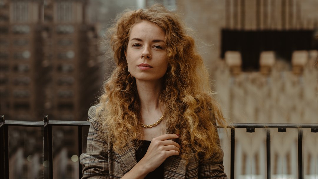 žena jesen