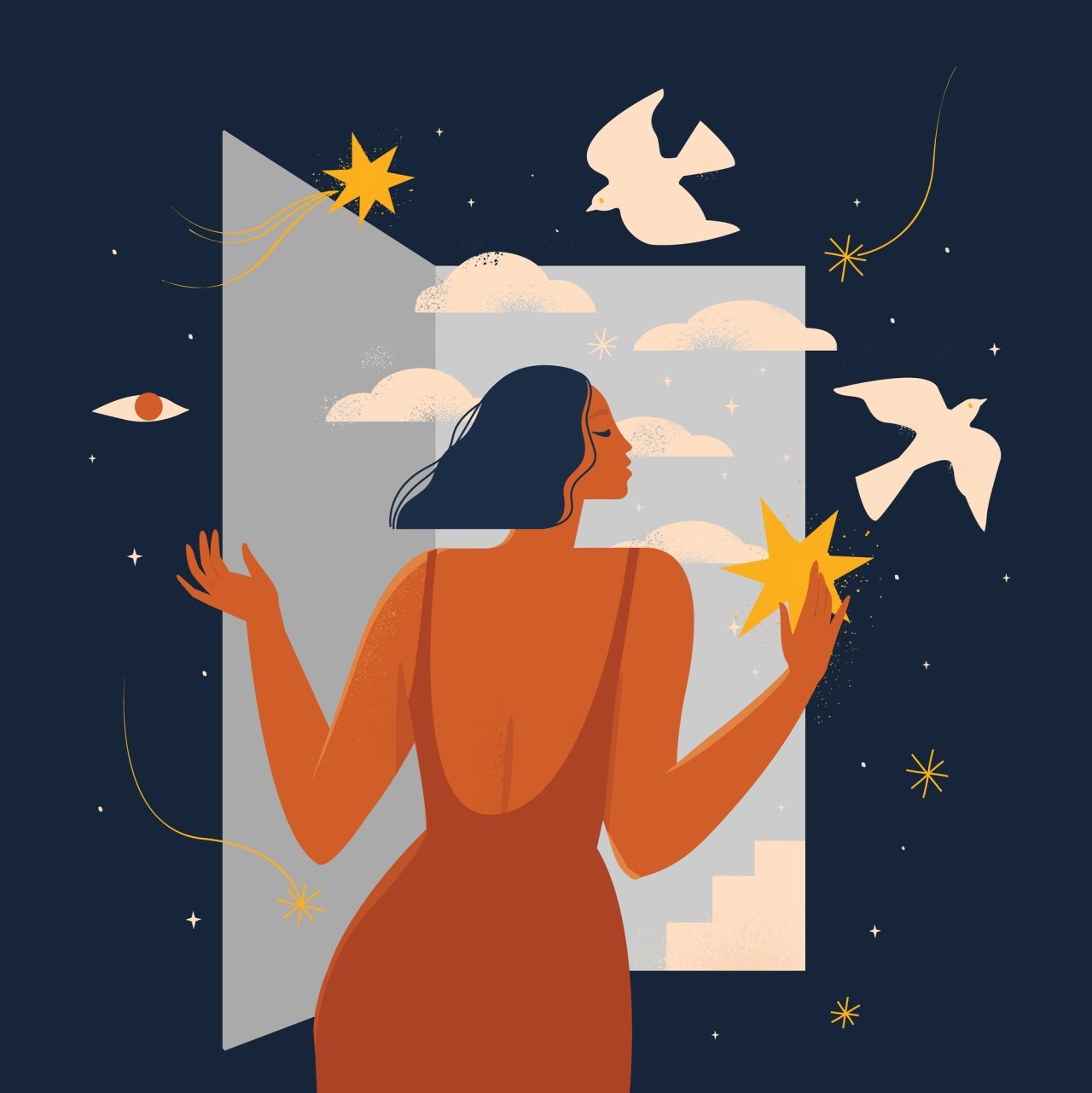 ilustracija, horoskop
