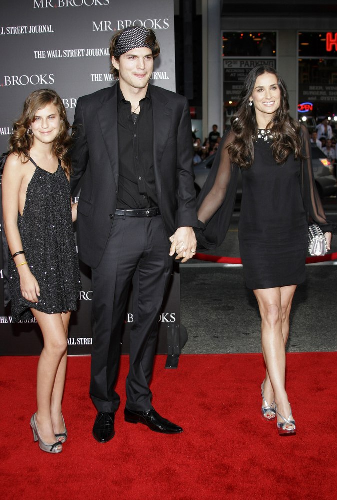 Tallulah Belle Willis, Ashton Kutcher i Demi Moore