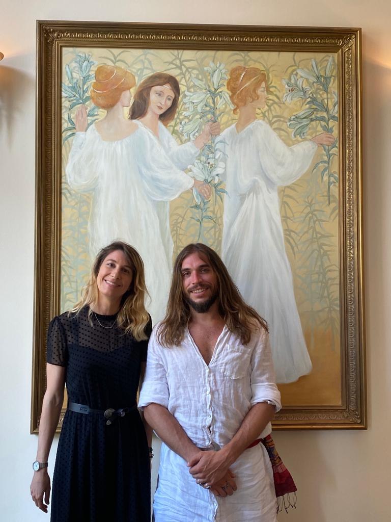 Novinarka Magda Dežđek i šaman Xuan Gwar