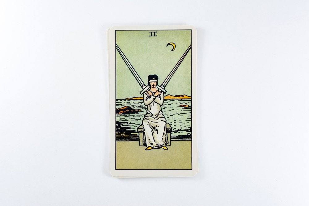 Tarot karta Dva mača