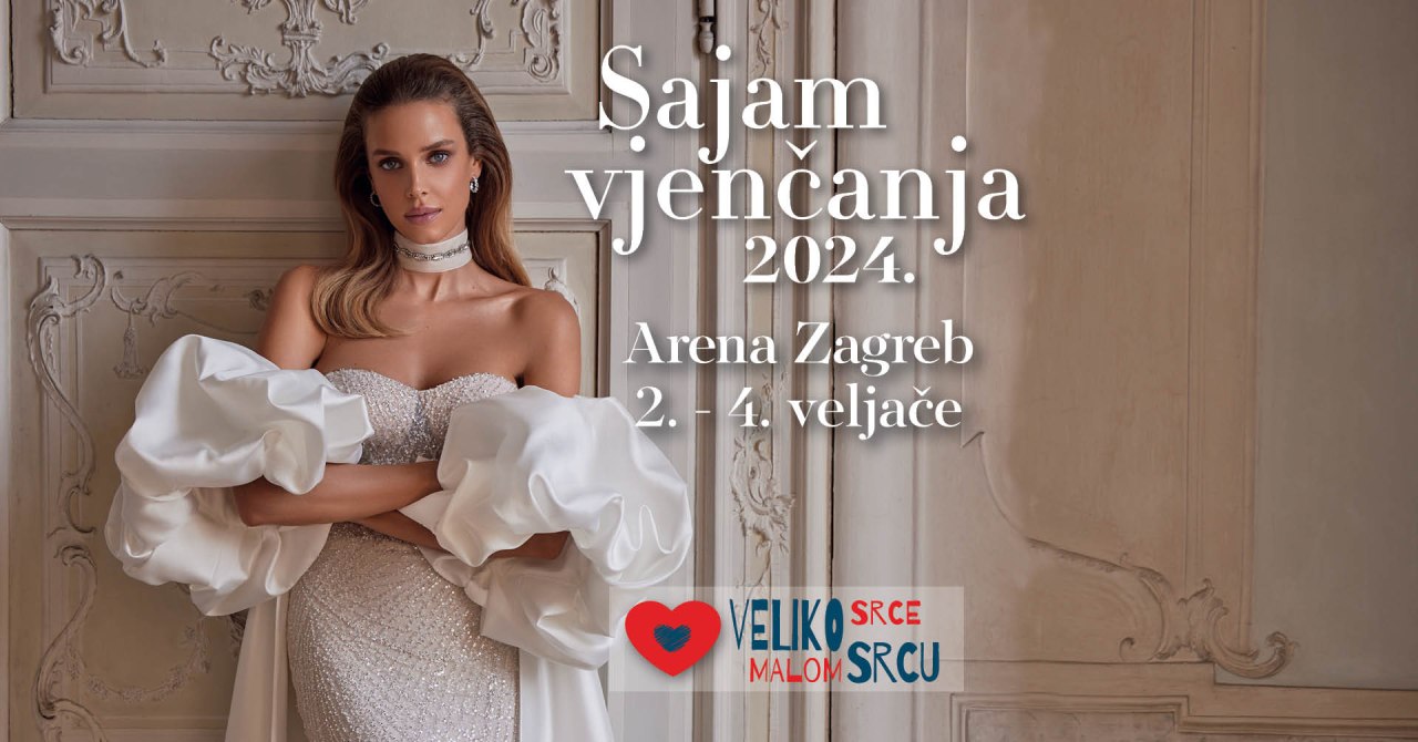 SAJAM VJENČANJA U ARENI ZAGREB OD 2. DO 4. VELJAČE: 200 izlagača na velikom jubilarnom izdanju