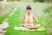 djevojčica, joga, meditacija