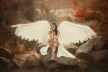 žena anđeo krila