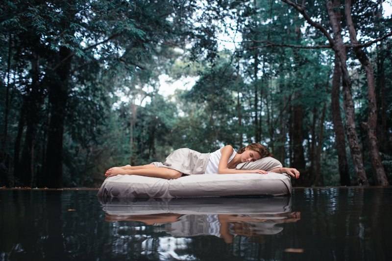 žena, noćna njega kože