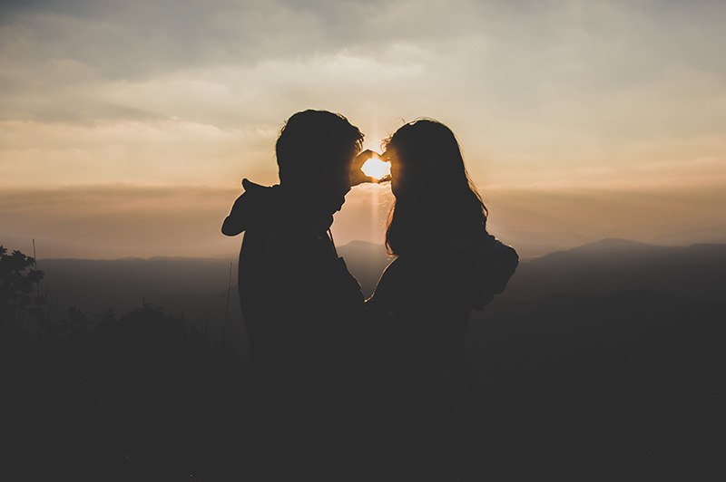 par ljubav zalazak sunca