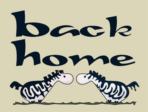 back home