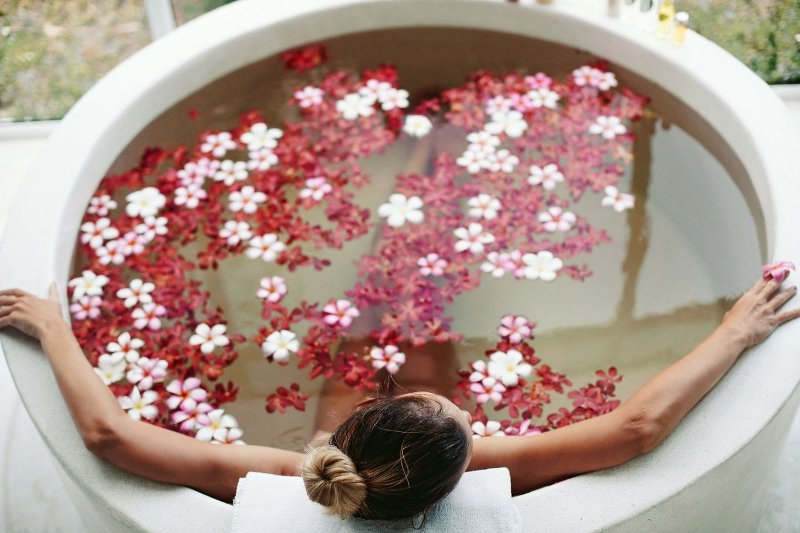 žena kupka bjuti kada