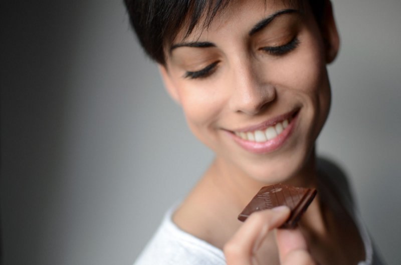 žena cokolada