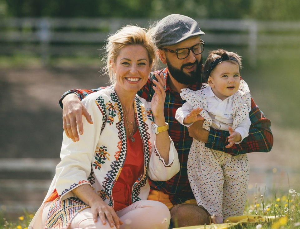 Naida Kundurović Zečević s obitelji