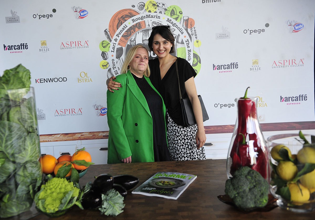 Emina Basara, glavna urednica Story Gourmeta i glumica Katarina Madirazza