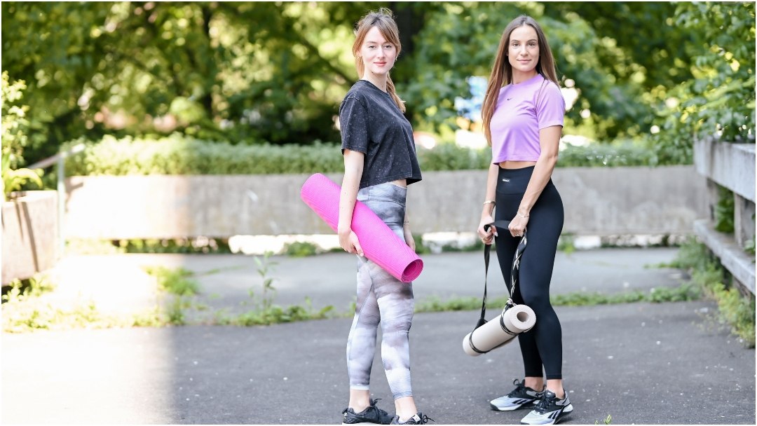 vježbanje s Teom Kravararšćan