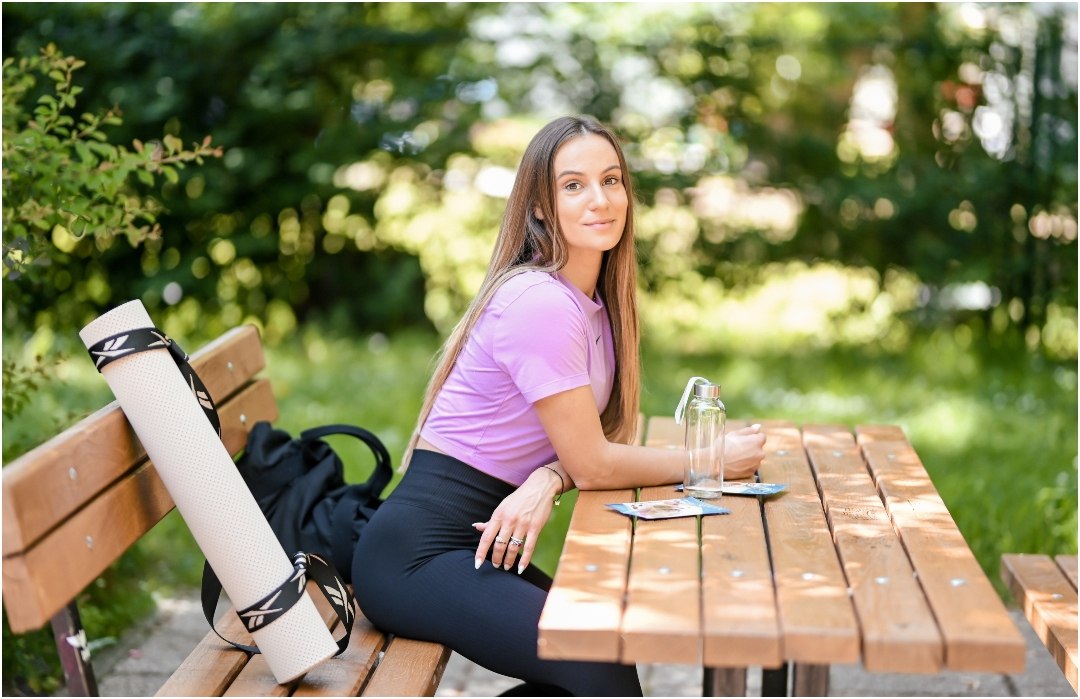 vježbanje s Teom Kravararšćan