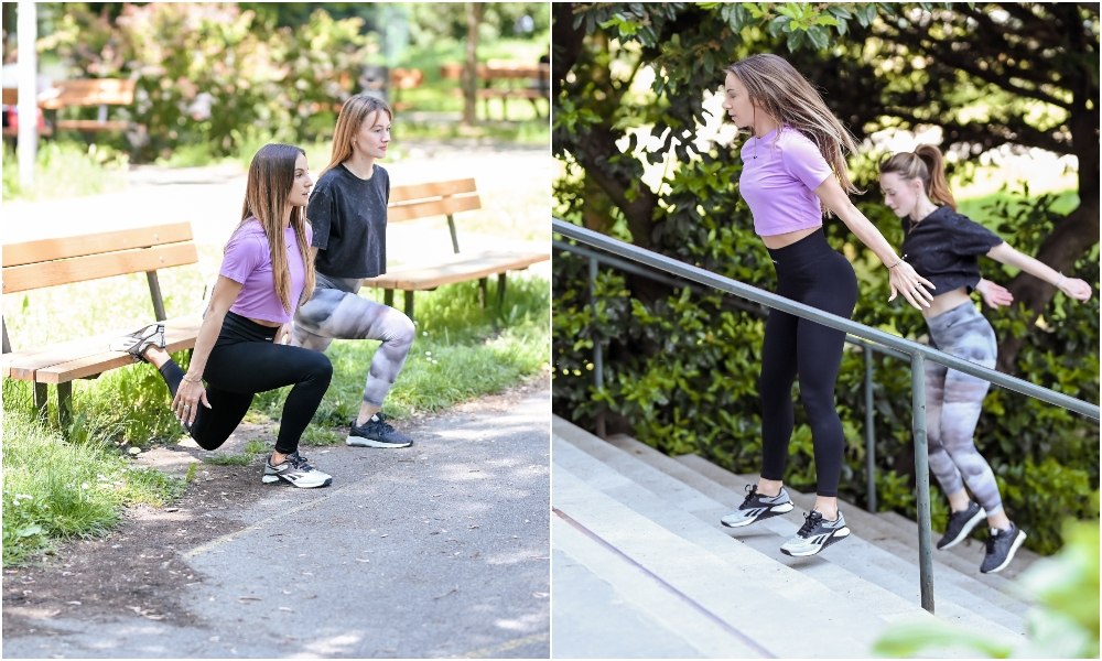 vježbanje s Teom Kravararšćan