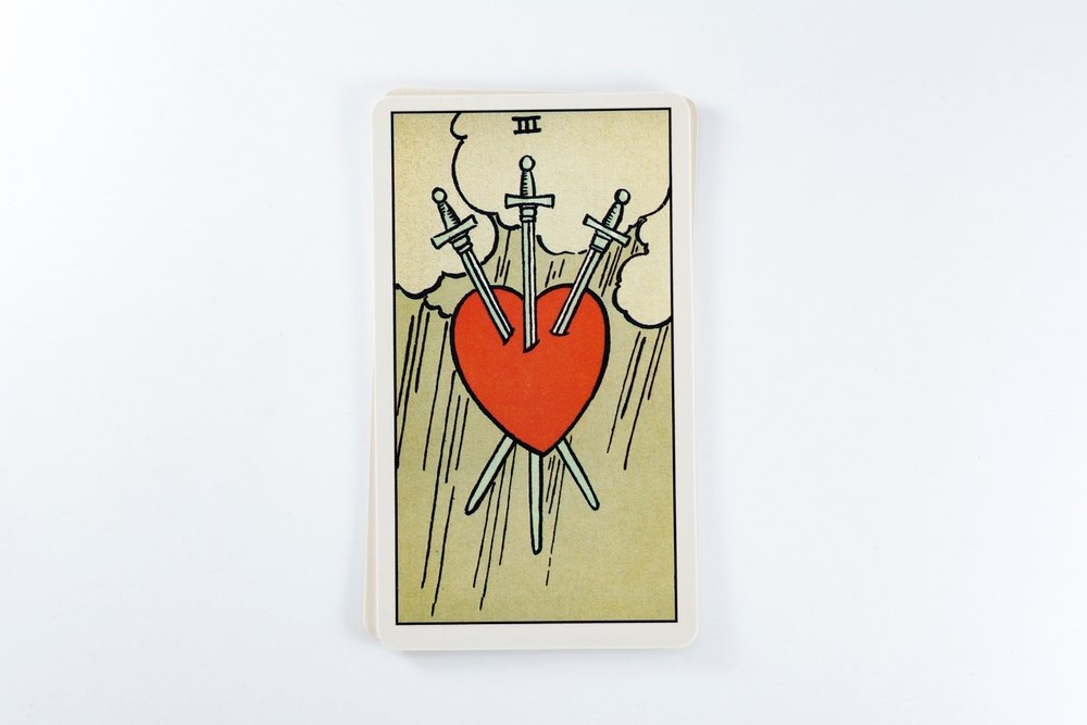 Tarot karta Tri mača