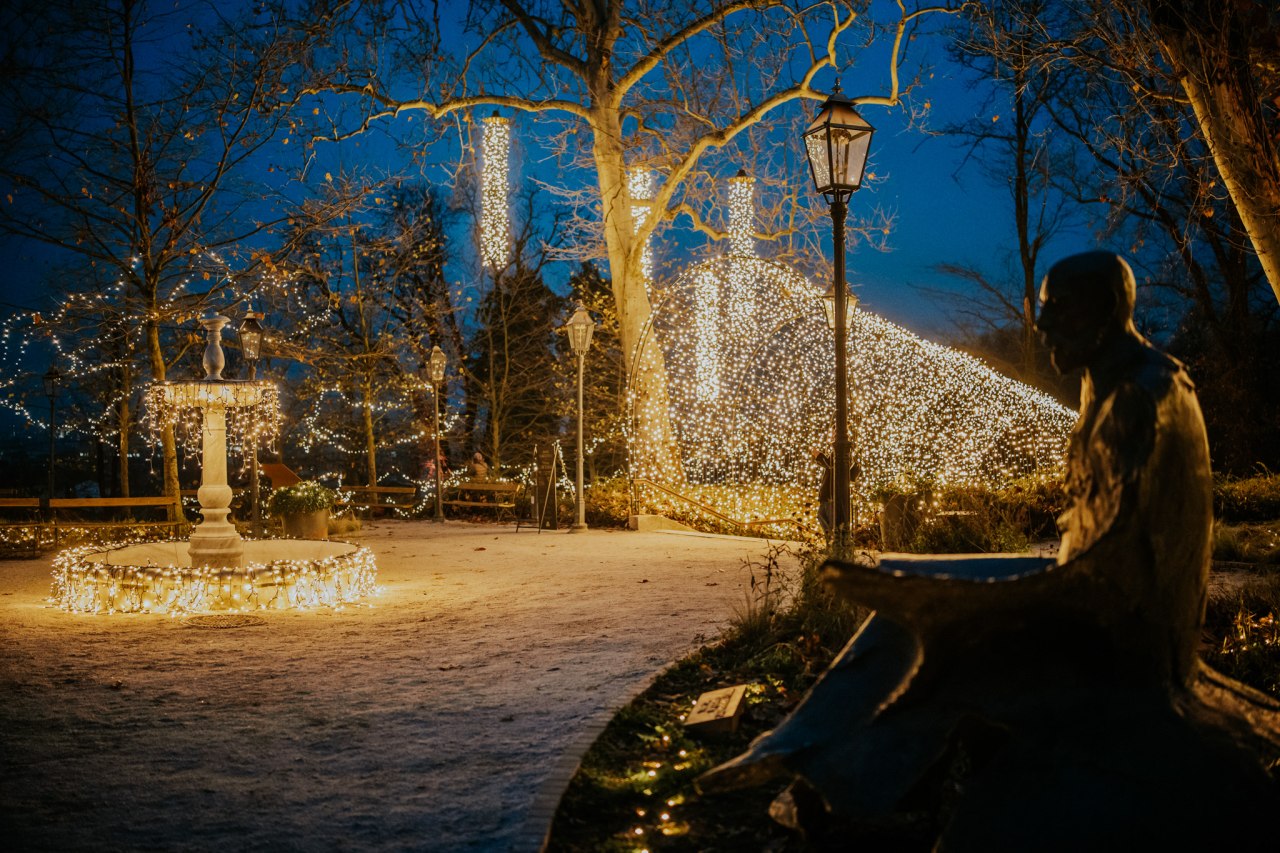 Zimski nokturno u parku Grič 