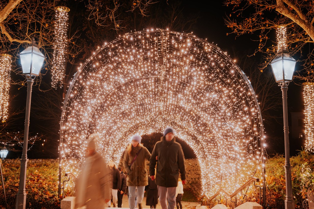 Zimski nokturno u parku Grič 