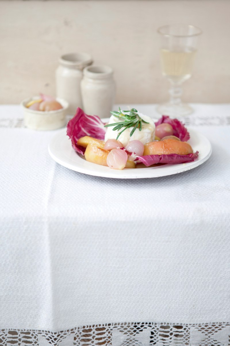 Luk kozjak s jabukom i kozjim sirom