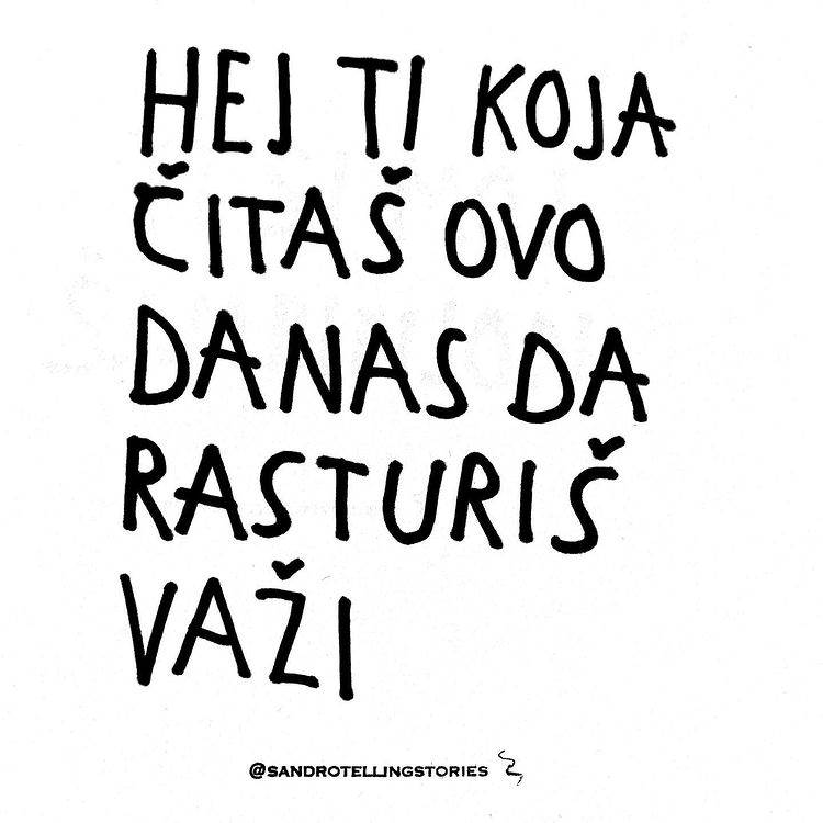 Sandro Slavnić, Instagram