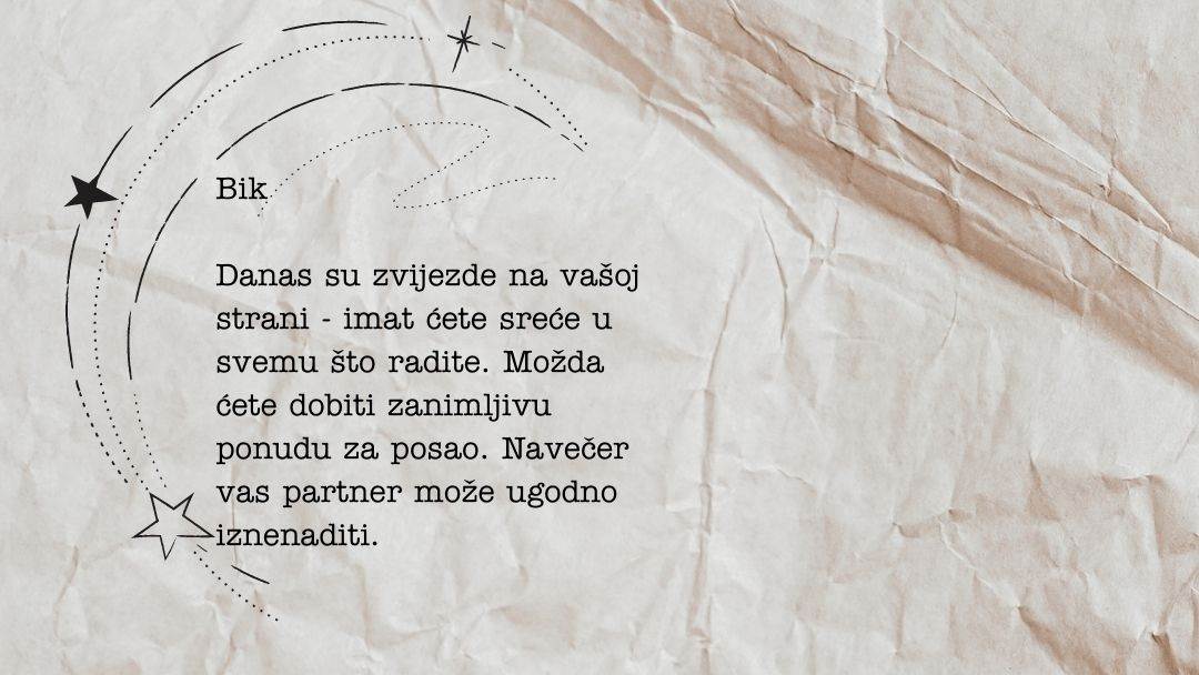 Dnevni horoskop za 1 travnja 2022