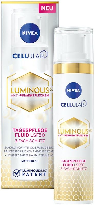 NIVEA Cellular LUMINOS 630® fluid s SPF 50 protiv pigmentacijskih mrlja 2