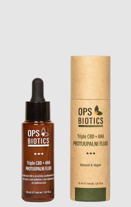 Triple CBD + AHA bioactive fluid