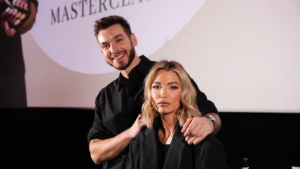 Kosta i Elena Dizdar na Story x Kosta beauty masterclassu